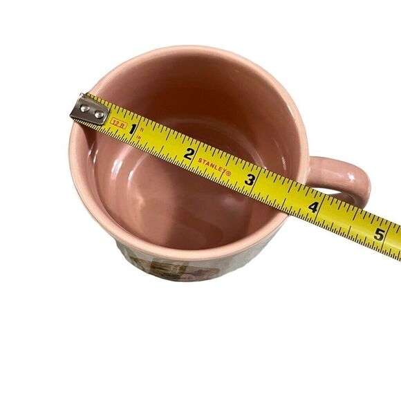 Set of 3 Peir 1 Dolomite Pink & White Stackable Dog Mugs - Picture 7 of 8